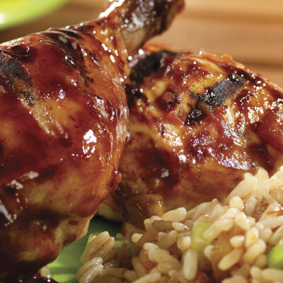 Spicy Grilled Chicken Over Rice